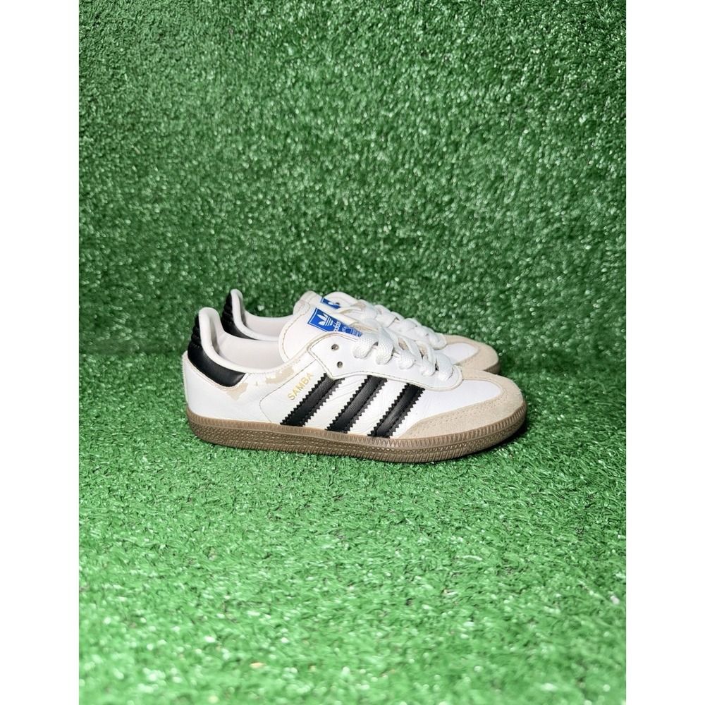 adidas Samba OG Toddler Kids Size 11C White Black Walking Shoes Casual Sneakers